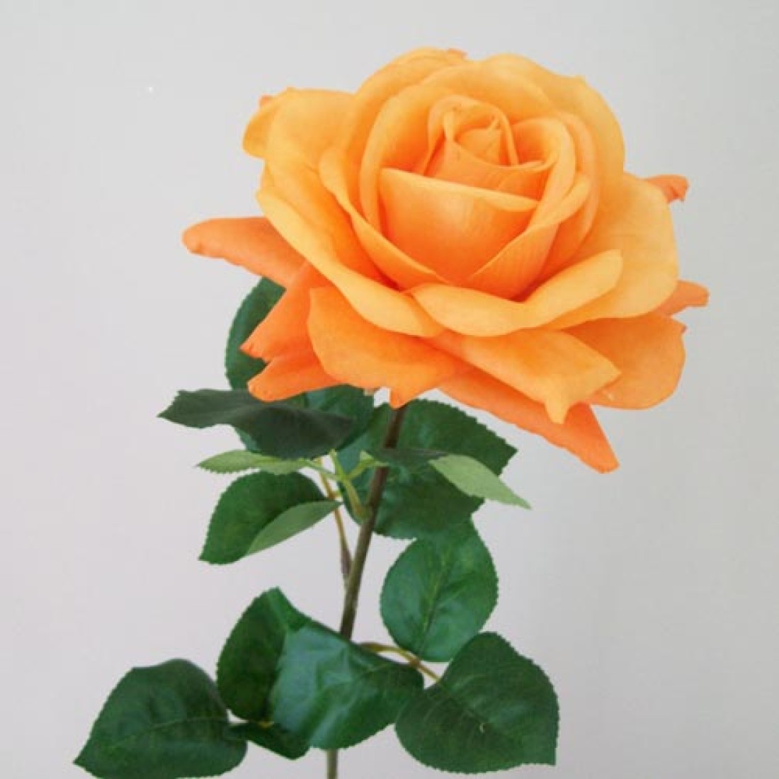 Tea Rose Orange 68cm Artificial Flowers